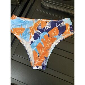 Hipster Bikini Bottom White/Multicolor Size‎ Medium